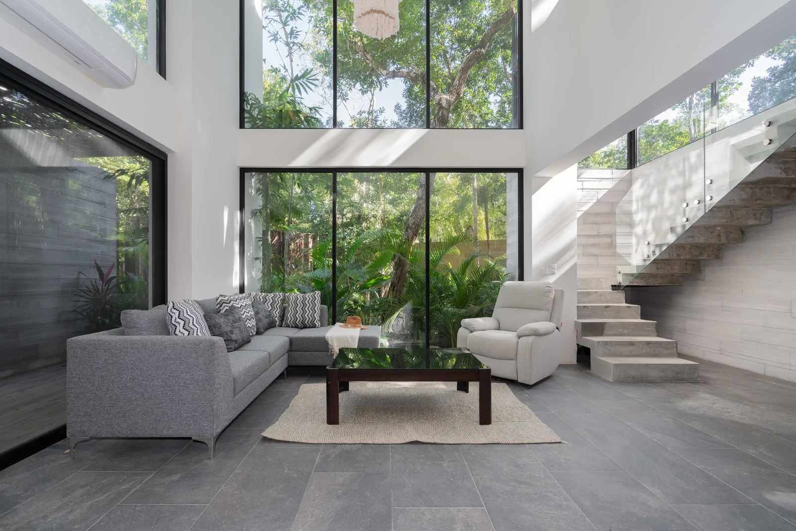 Double-height living room at Villas Twelve #5